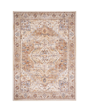 MontVoo soft vintage rug with dense fibers that absorb sound and add warmth.