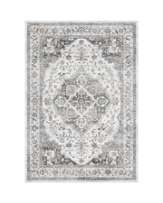 MontVoo soft farmhouse floral rug, durable and non-slip, ideal for bedrooms.