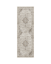 MontVoo floral vintage area rug with non-slip backing, perfect for bedroom and dining room.