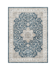 MontVoo floral vintage area rug, washable, non-slip and durable, suitable for office and dining room.