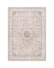 MontVoo floral vintage area rug, soft and warm, ideal for living room and office spaces.