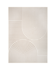 MontVoo modern area rug, washable and durable, suitable for living room and bedroom.