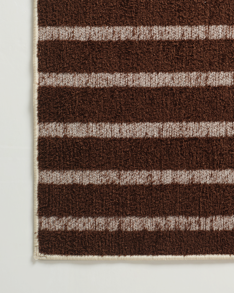 MontVoo modern area rug with non-slip backing, ideal for bedroom, durable and safe.