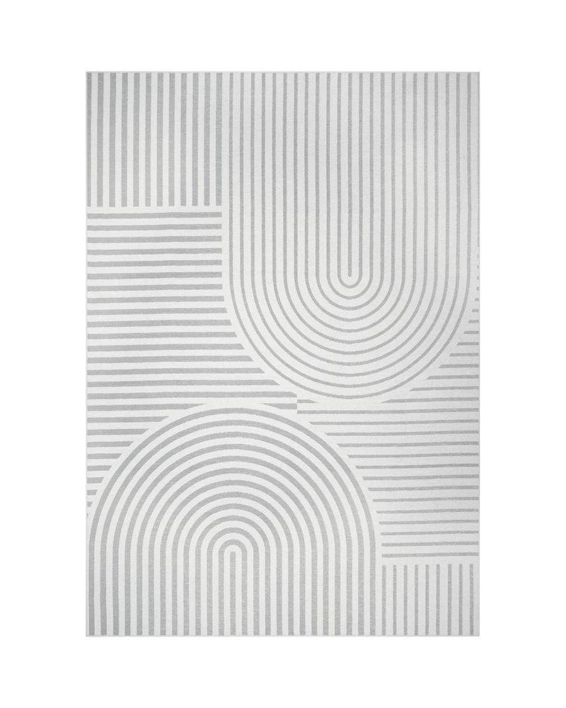 MontVoo modern area rug, durable and non-slip, ideal for living room and office.