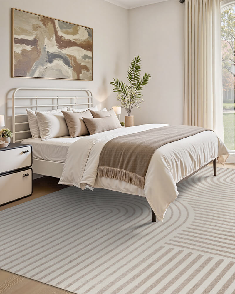 Non-Slip Washable Modern Rug | Easy-Care Everyday Style | MontVoo