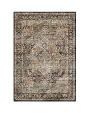 MontVoo soft farmhouse vintage area rug, machine washable and perfect for cozy homes.