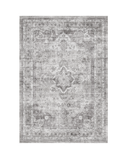 MontVoo vintage Persian-inspired area rug, soft and warm, non-slip, ideal for living room or office.