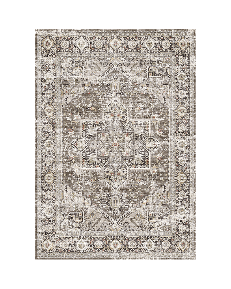 MontVoo Rugs Vintage Area Rug, Non-Slip and Durable for High Traffic Areas