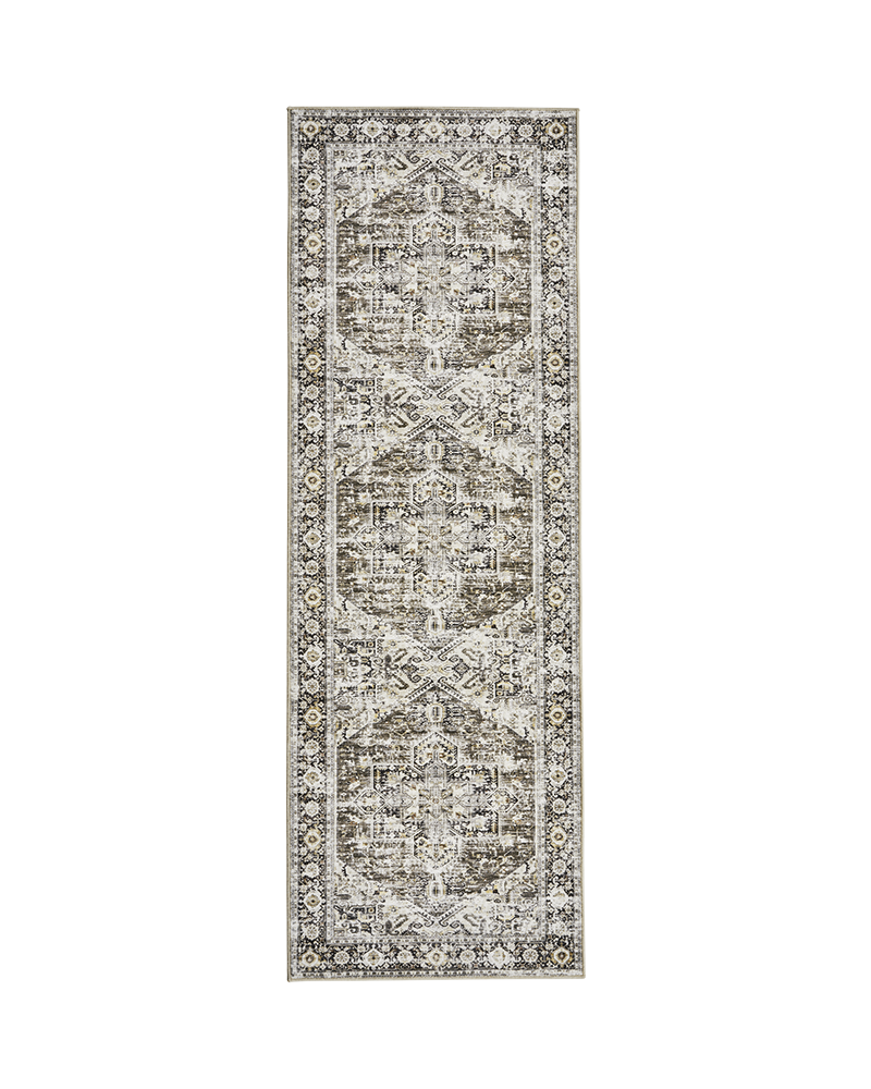 MontVoo Rugs Vintage Area Rug, Machine Washable Carpet for Bedroom or Living Room