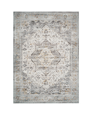 MontVoo soft abstract vintage rug, washable and easy-care for bedrooms.