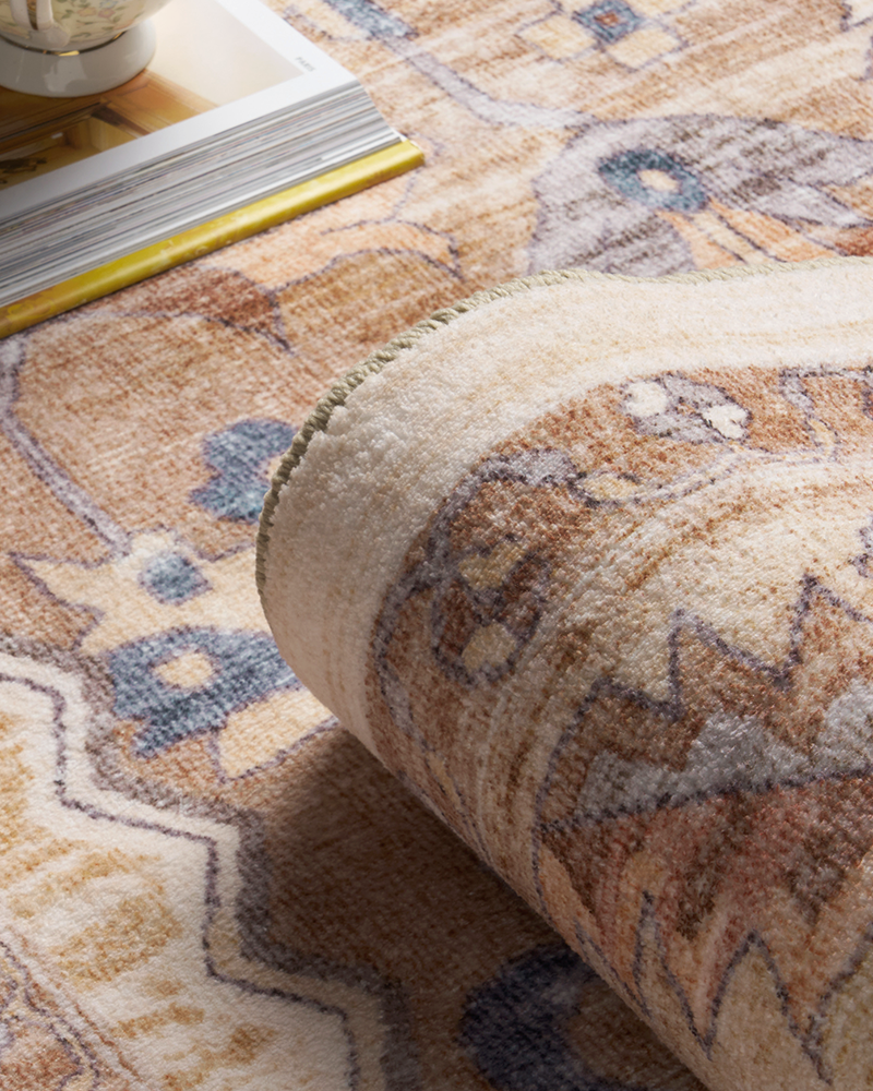 MontVoo soft vintage rug creates a cozy atmosphere in bedrooms and living rooms.