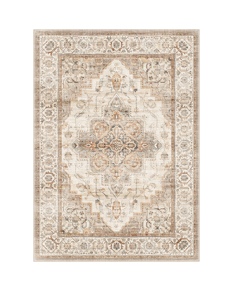 MontVoo washable bedroom area rug, soft comfort with non-slip backing, perfect for children and pets.