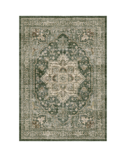 MontVoo washable boho neutral area rug, soft and non-slip, perfect for living room or office.