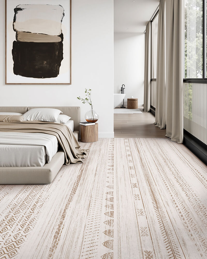 Modern rug designed to blend seamlessly with interiors