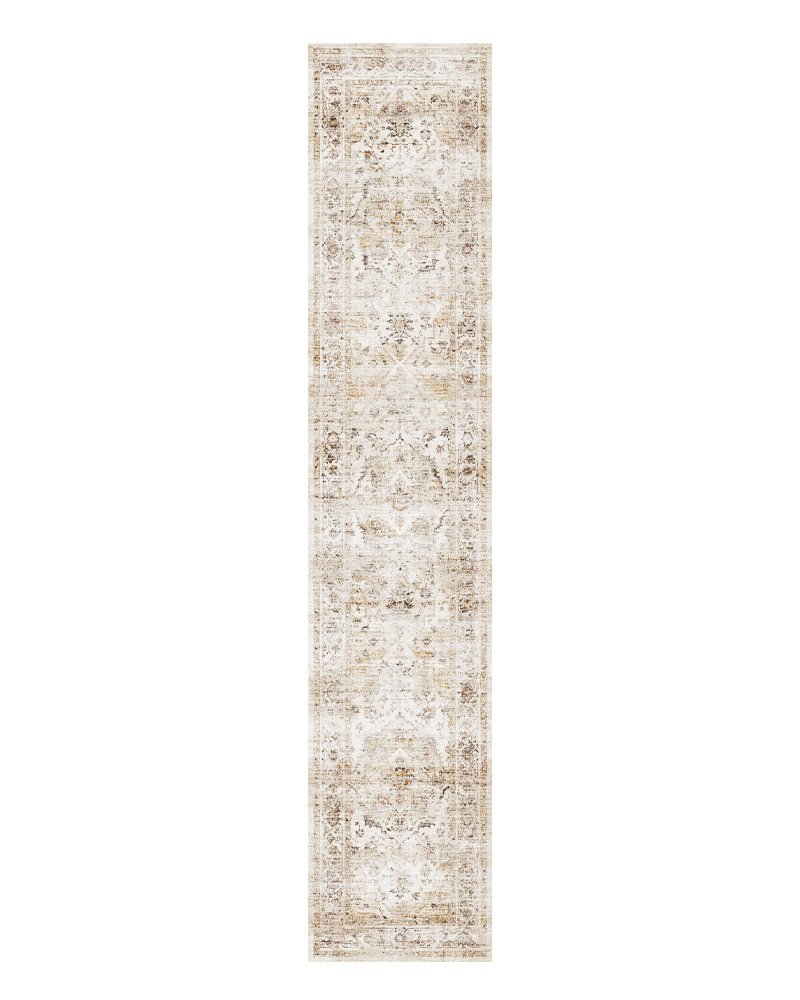 Non slip boho runner rug suitable for family homes
