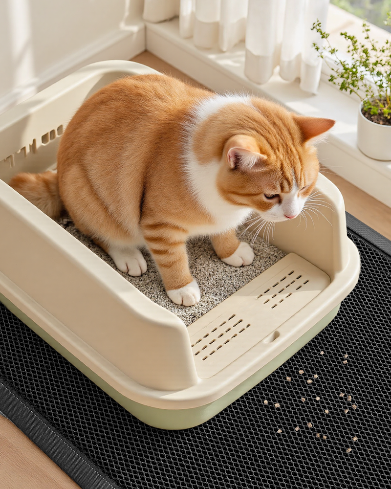 Non slip entryway mat built for busy households