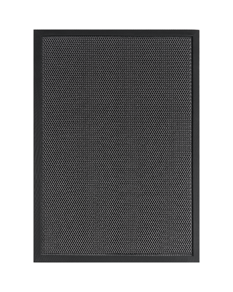 Non slip entryway mat designed for front doors that traps dirt and moisture effectively