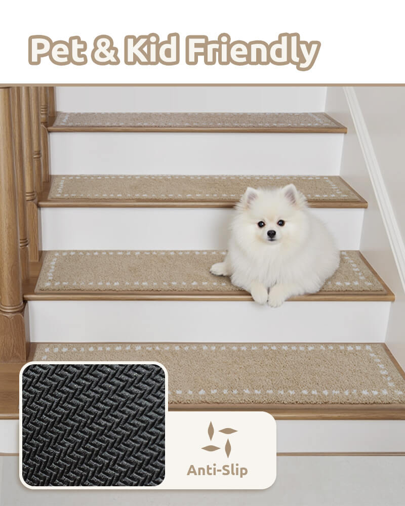 Washable stair treads suitable for long term use