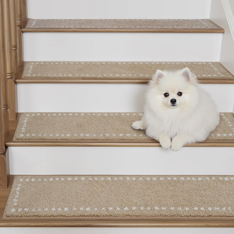 Non slip stair treads designed for smooth stair surfaces