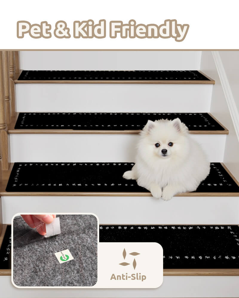 Washable stair treads made for simple home care