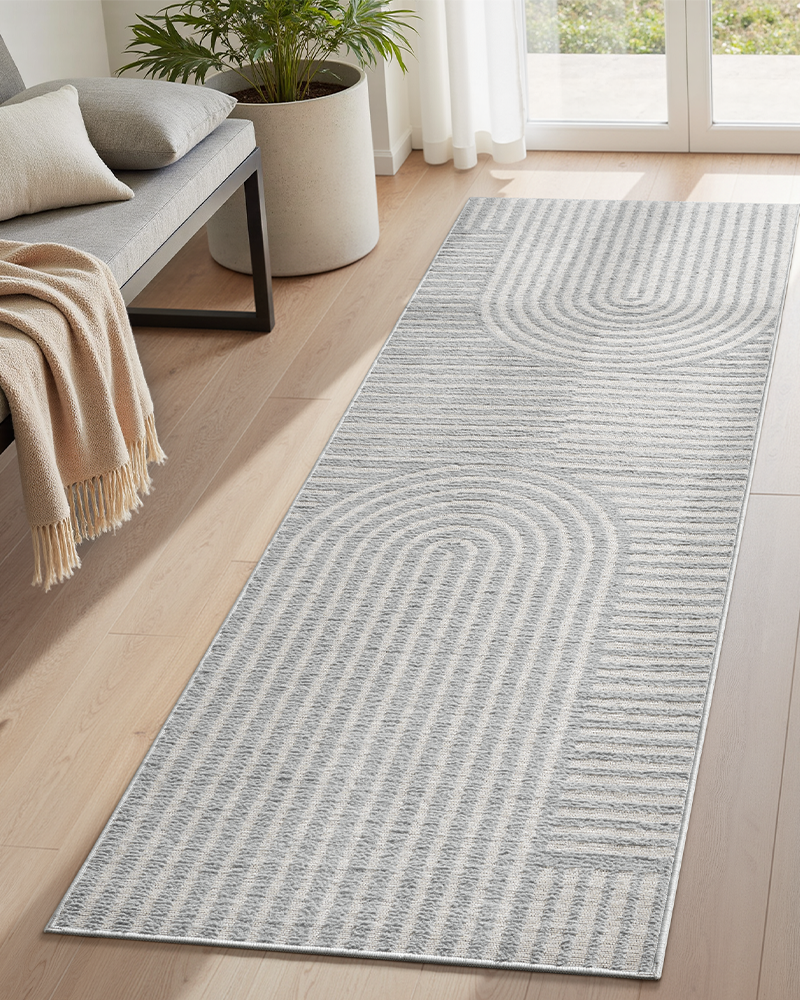 Non-slip runner rug providing everyday comfort and stability