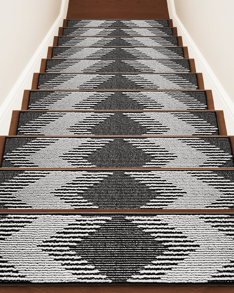 Washable stair treads suitable for family homes with kids