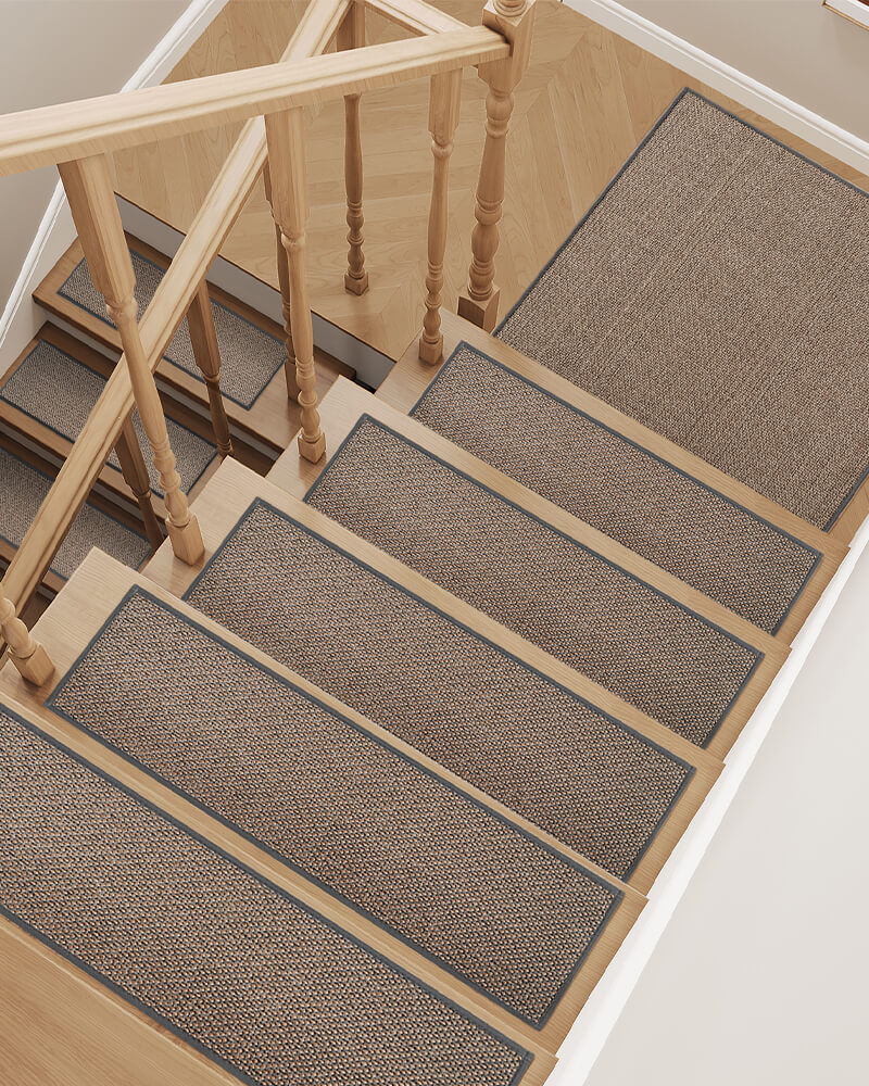 Machine washable stair mats for easy maintenance and long-term use