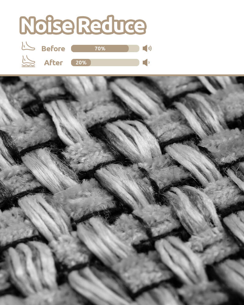 Stair treads improving stability on stairs