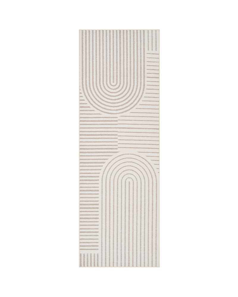 Non-slip washable runner rug designed for easy daily care