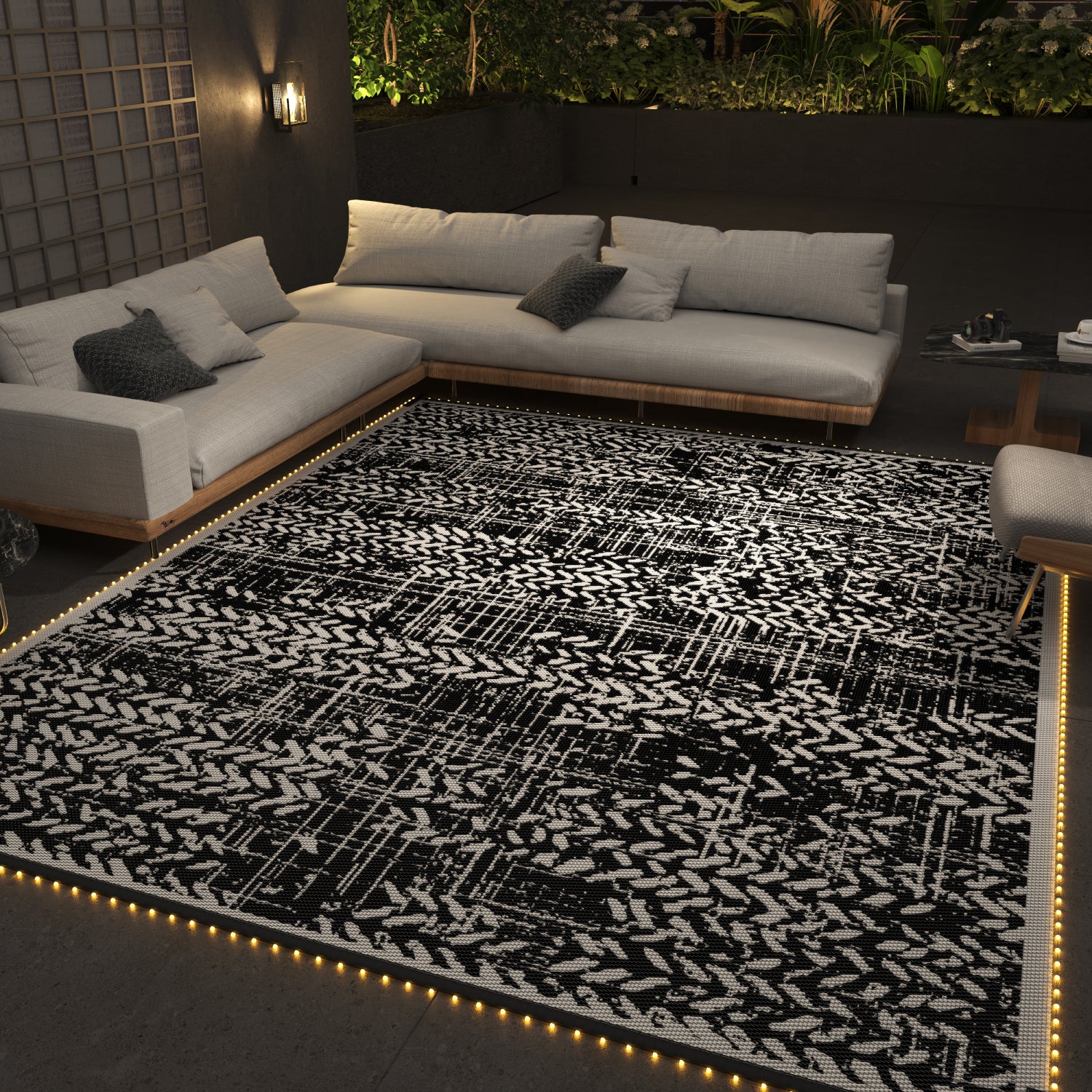 VUNATE Outdoor Rugs Patio Waterproof Mat
