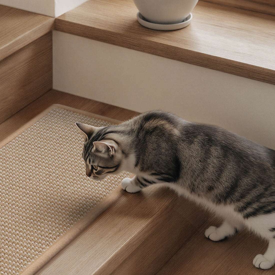 Durable non-slip stair treads designed for everyday stair use