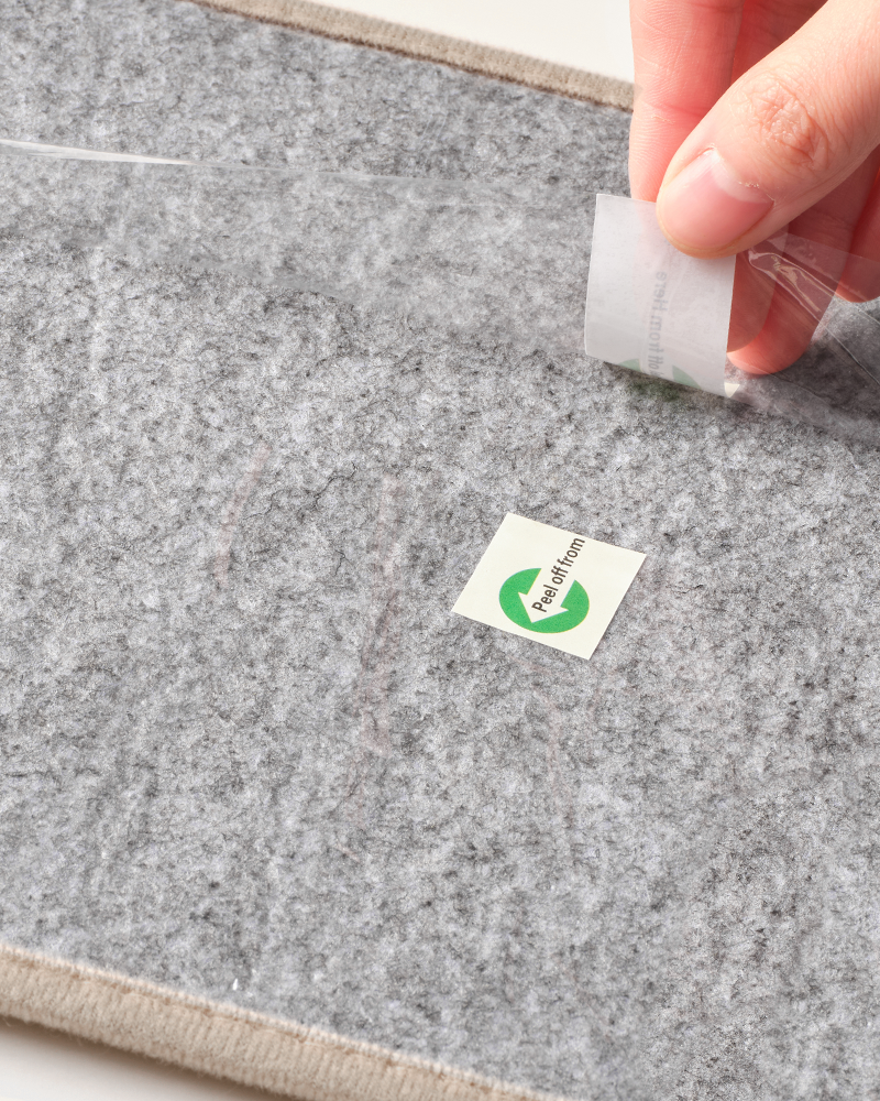 Anti slip adhesive stair treads designed for family safety and comfort.