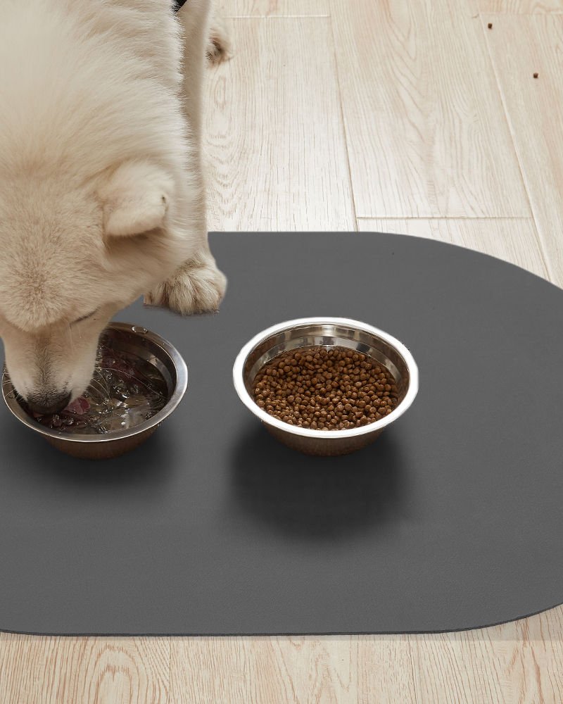 Absorbent Pet Feeding Mat Bowl Mat for Food and Water — Quick Dry and Easy Clean