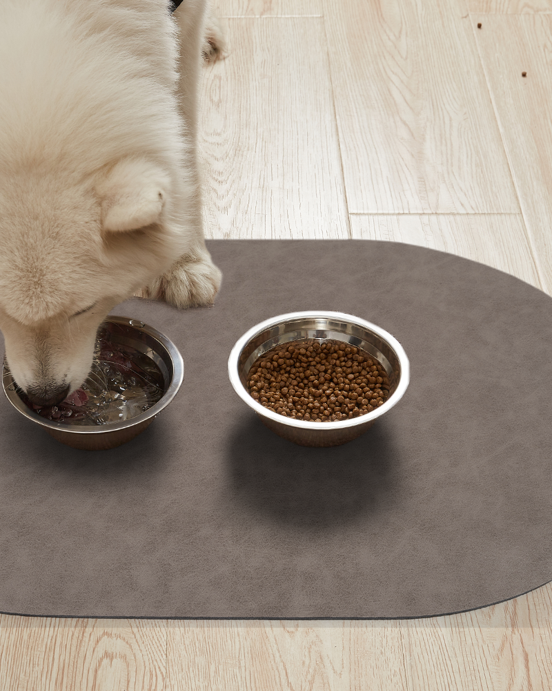 Quick Dry Waterproof Dog Bowl Mat Pet Feeding Mat— Absorbent Pet Accessory