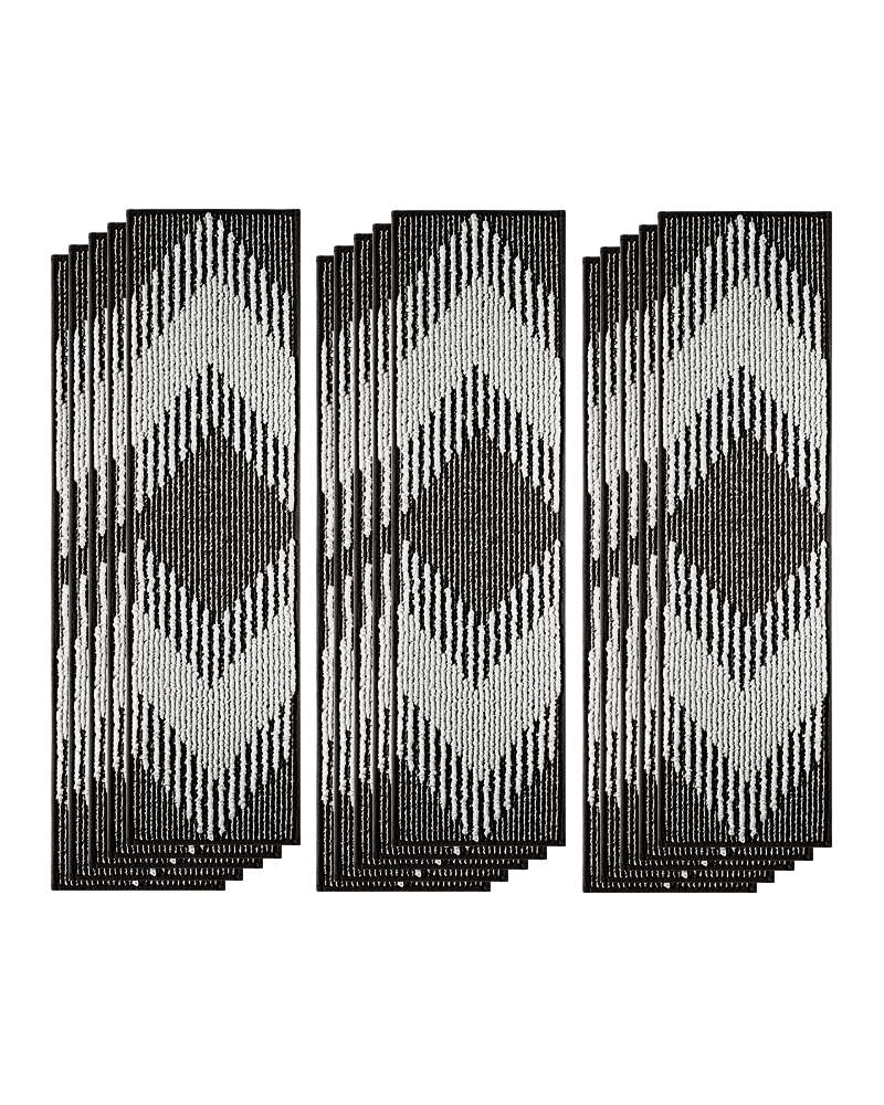 Washable non slip stair treads for indoor stairs, safe and easy to maintain.