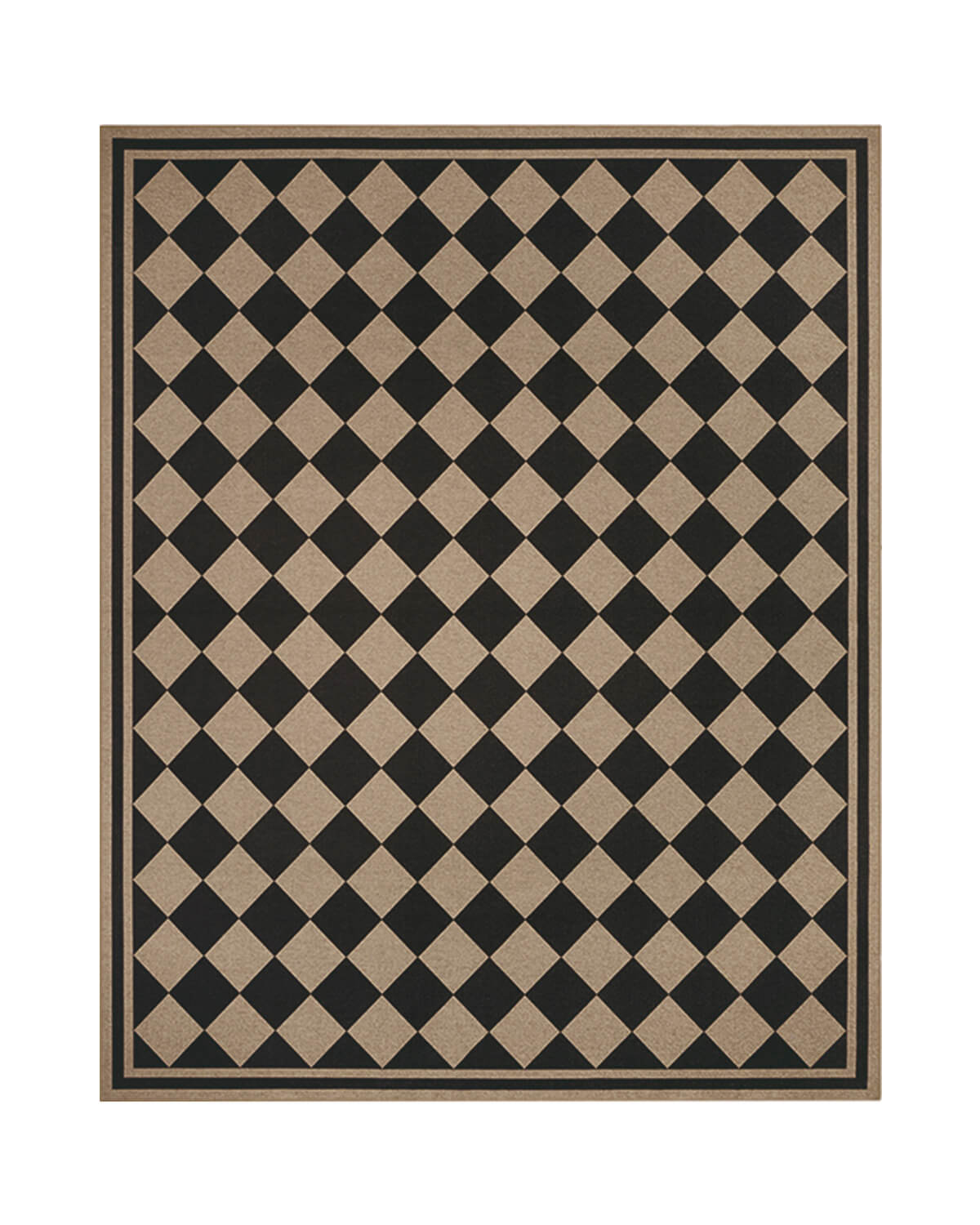 Quick dry indoor outdoor rug featuring layered border detailing and softly textured faux jute weave