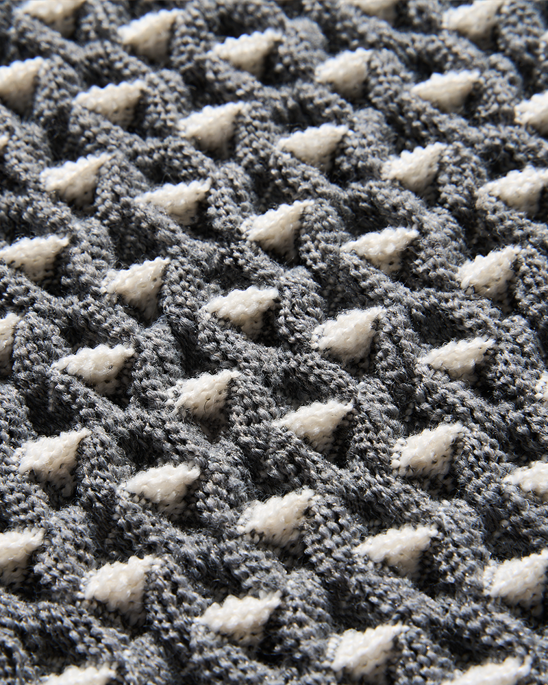 Quick drying textured bath mat ideal for daily routine use