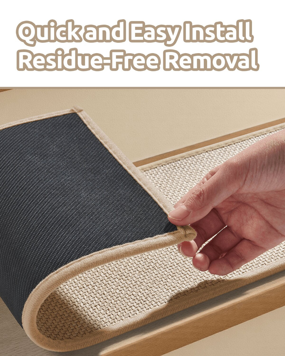 Machine washable stair treads designed for busy households and easy upkeep