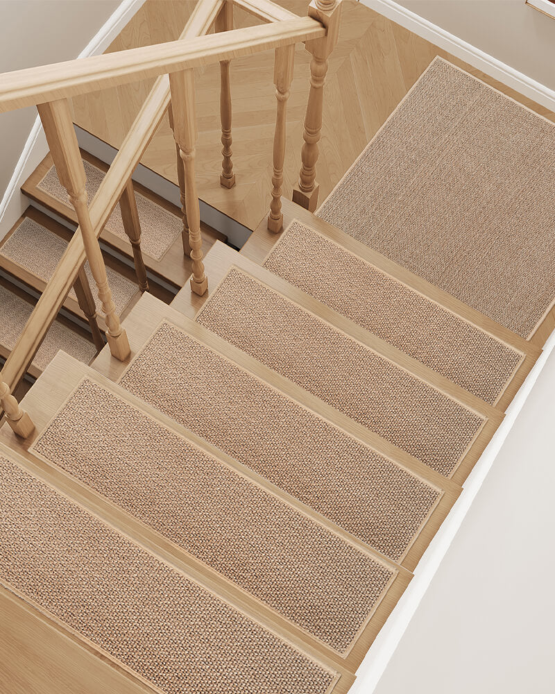 Washable stair treads built for busy households and high traffic staircases