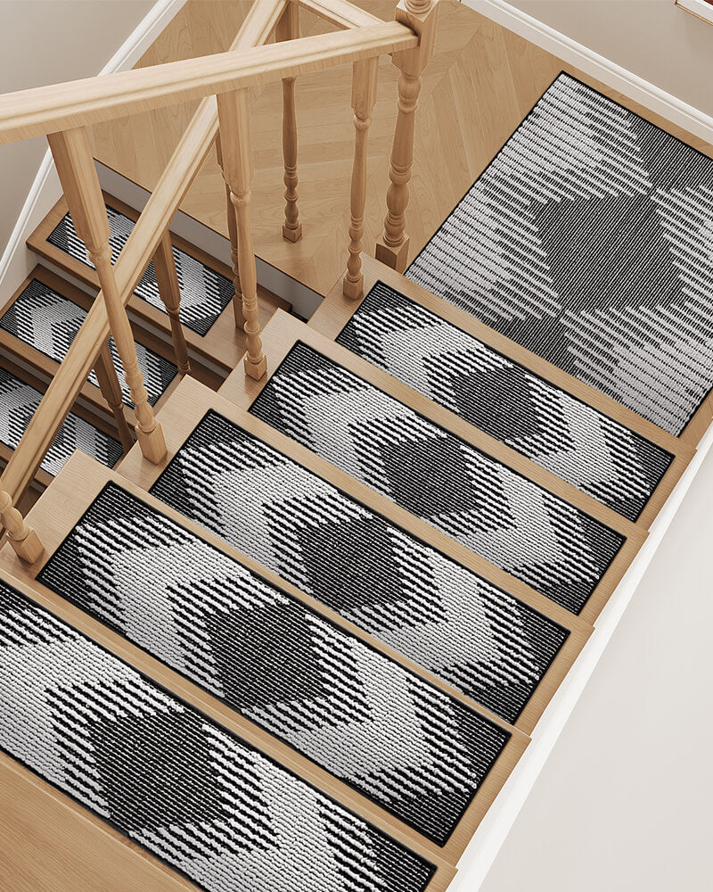 Non-slip stair treads designed for everyday stair use