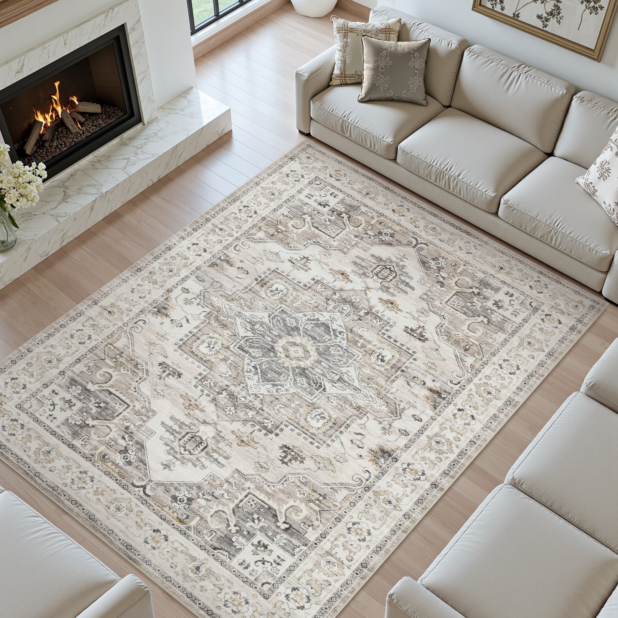Area Rugs for Living Room Distressed Carpet