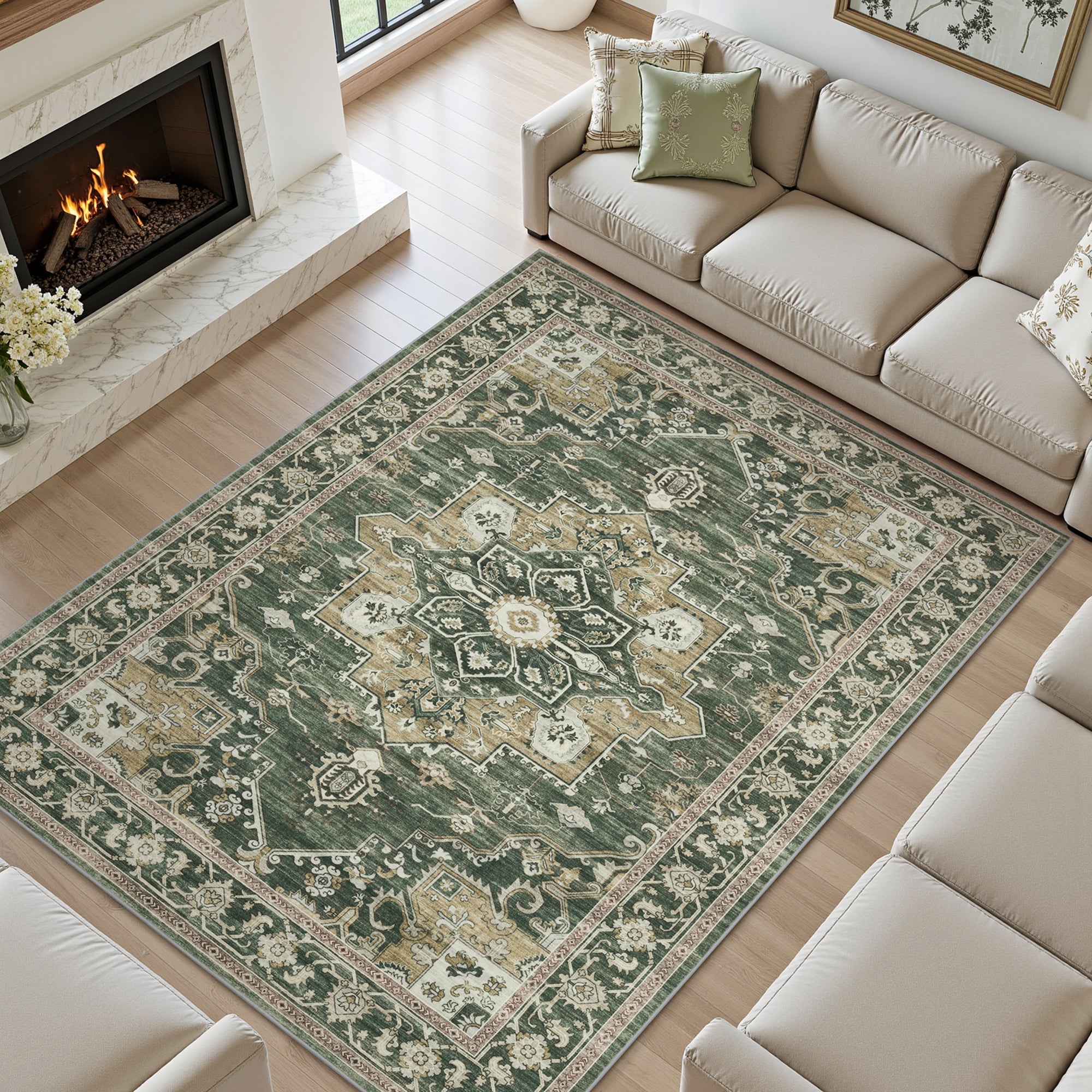 Area Rugs for Living Room Distressed Carpet