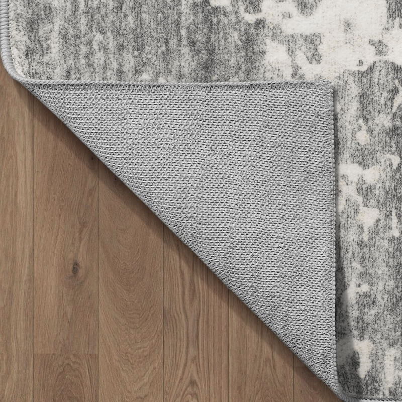 Washable minimalist rug designed for stress-free maintenance
