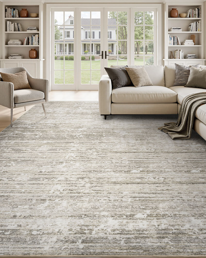 Modern rug created for streamlined home environments