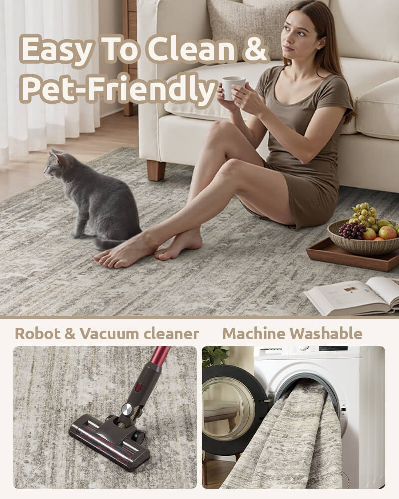 Modern rug offering durability and soft underfoot feel