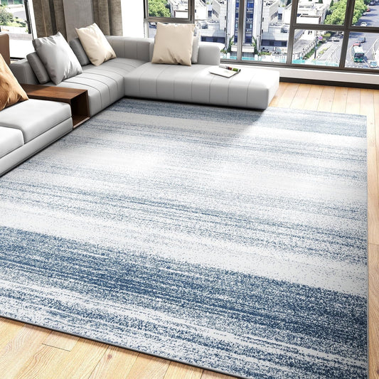 VUNATE Abstract Striped Area Rug