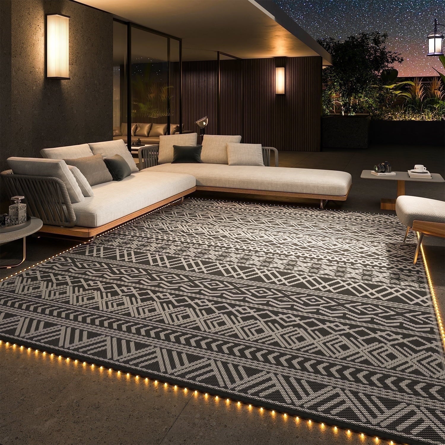 SIXHOME Boho Outdoor Rug