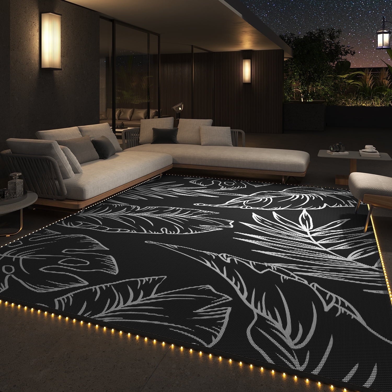 SIXHOME Tropical Outdoor Rug