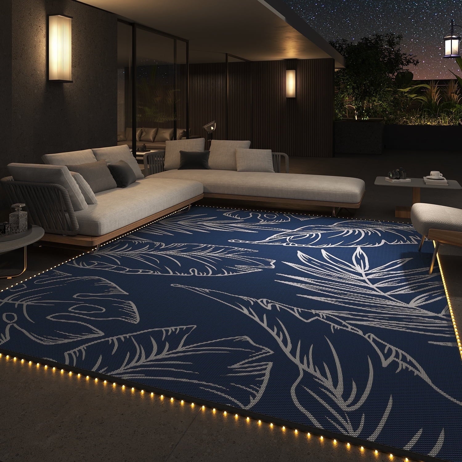 SIXHOME Tropical Outdoor Rug