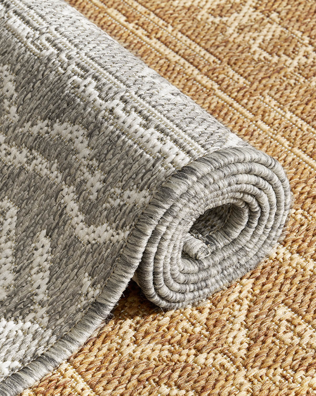 Versatile indoor outdoor rug perfect for decks porches balconies and indoor living areas with durable everyday performance